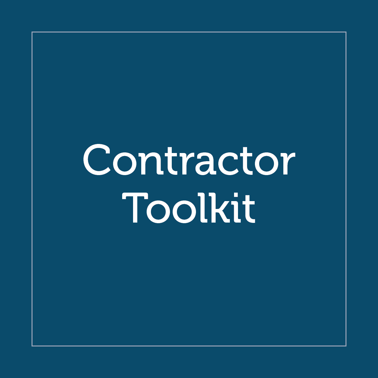 Contractor Toolkit